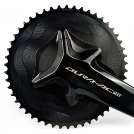 ALUGEAR SET 2X12 SPEED ROUND SHIMANO 12V
